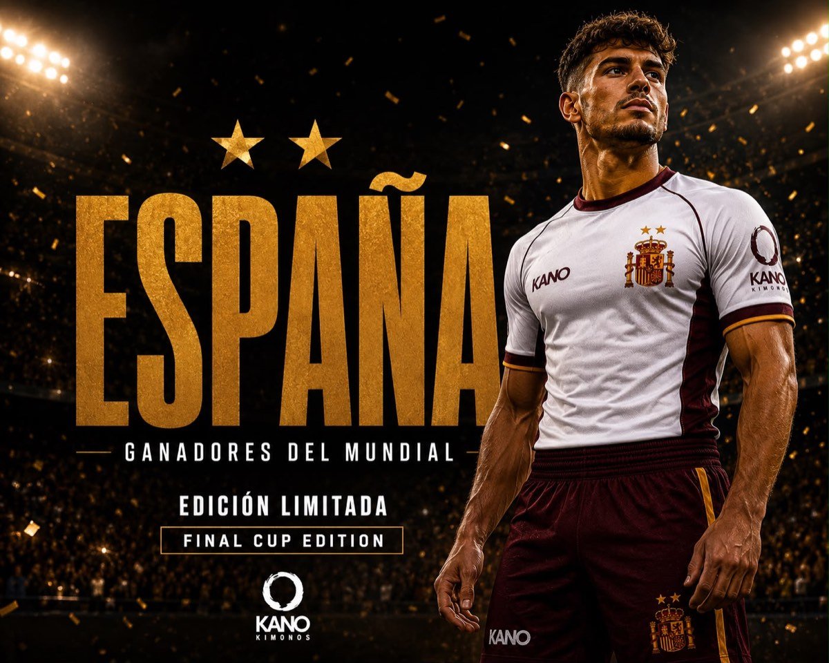 España — Ganadores del Mundial · Edición limitada Kano Kimonos